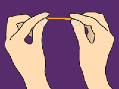 Flossing instructions step 2